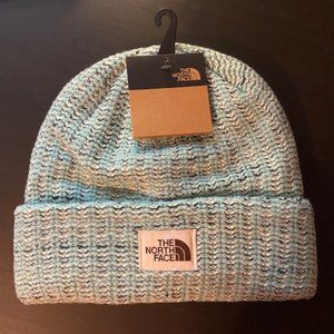 NWT The North Face Women's Salty Bae Lambswool Beanie Hat in Wasabi